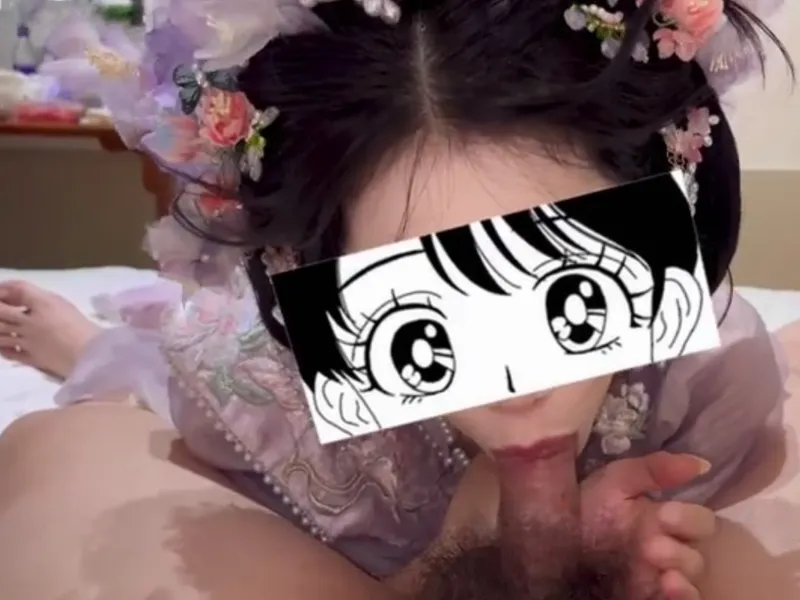 Gái xinh trong bộ đồ bé yêu liếm của quý cực đã